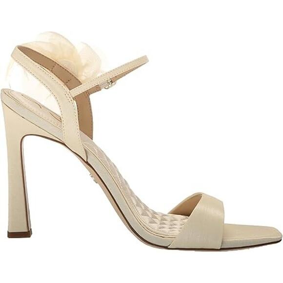 Sam Edelman Women's Leana Heeled Sandal, Pearl Ivory, Size 10 - Picture 7 of 7